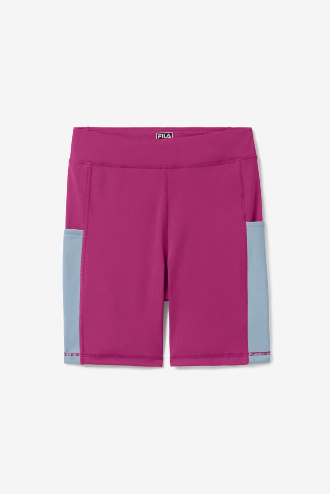 Fila Shorts Womens Pink - Action Packed Bike - Philippines 2496358-GT